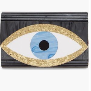 Evil eye clutch